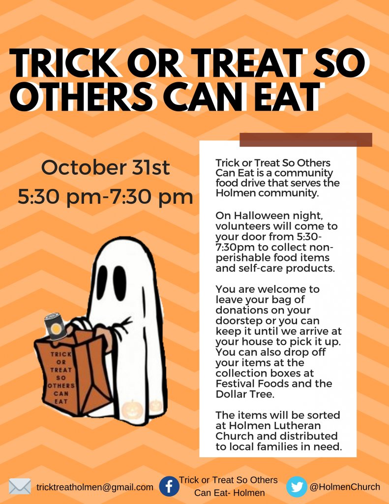 Trick or Treat So Others Can Eat Explore La Crosse