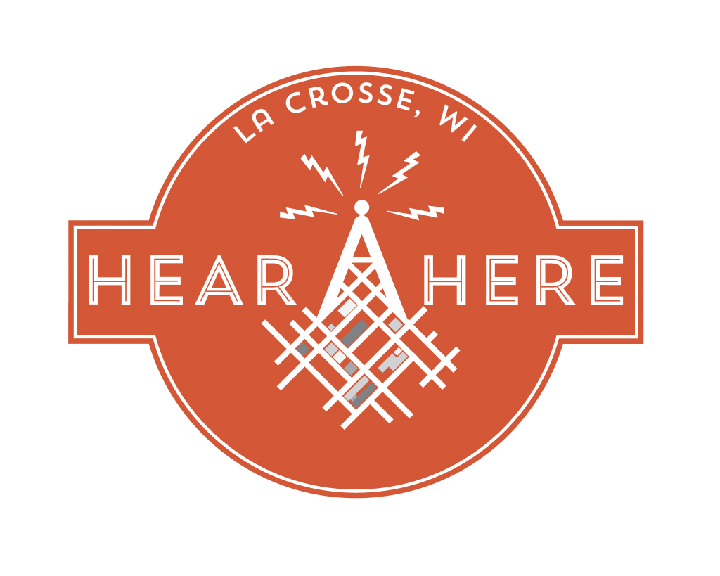 HEAR, HERE 12 HearHere logo