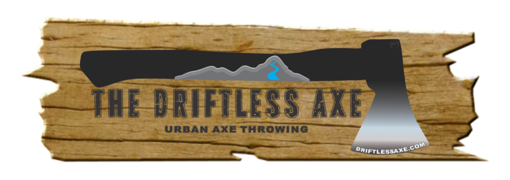 D axe logo wood