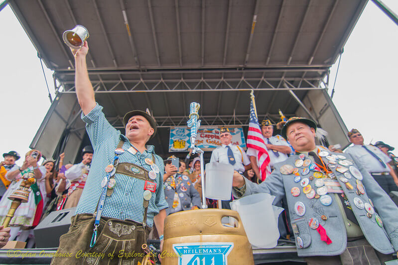 9 Reasons to Visit the La Crosse Region this Fall 5 Oktoberfest tapping of the keg