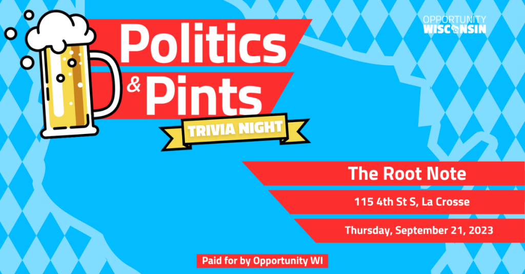 Politics Pints Trivia Graphic