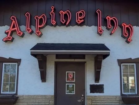 Front side of Alpine Inn restaurant