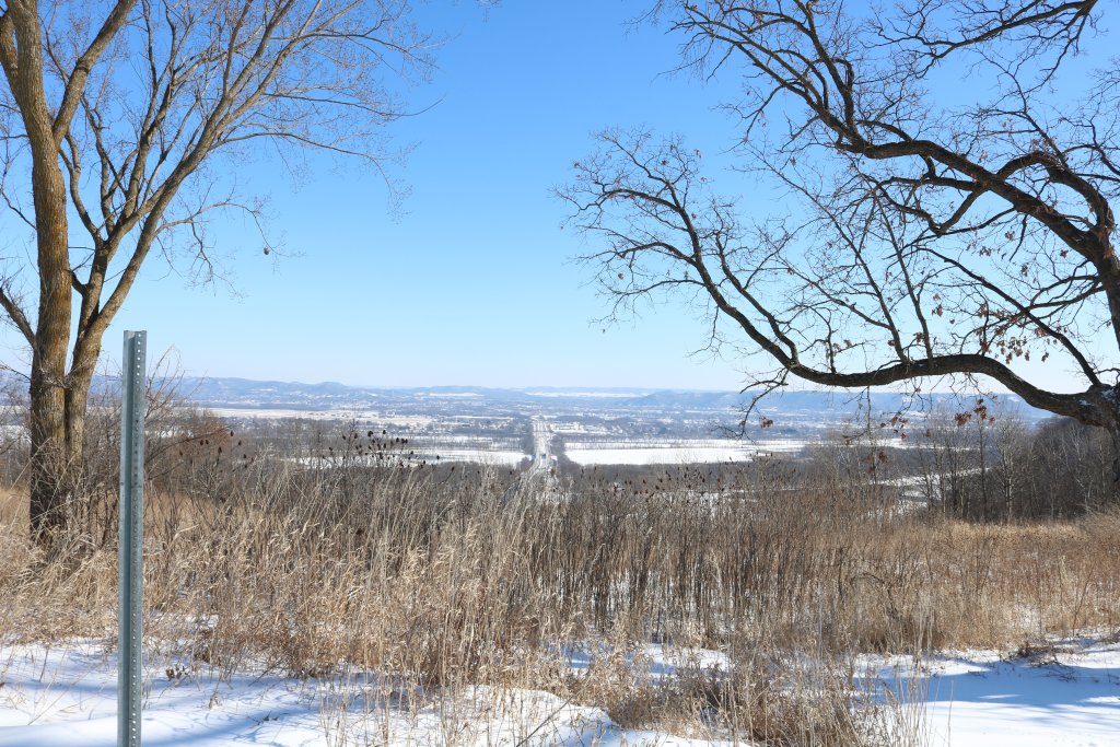 Apple Blossom Scenic Overlook in the winter