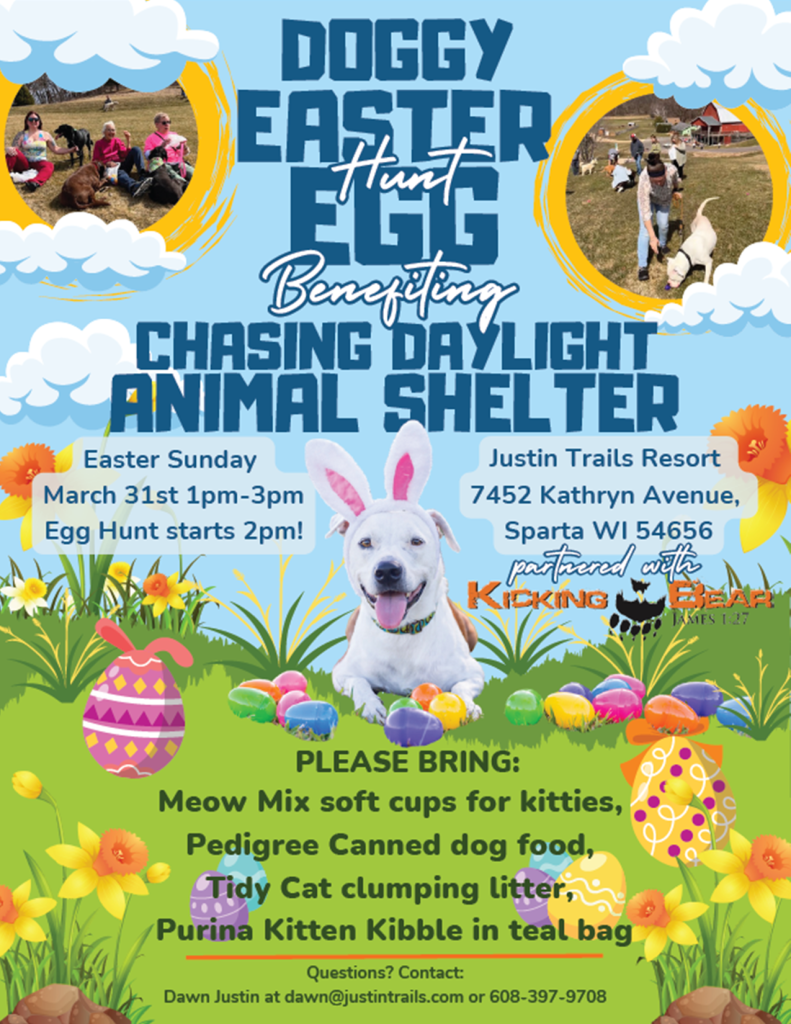 Doggie Easter Egg Hunt