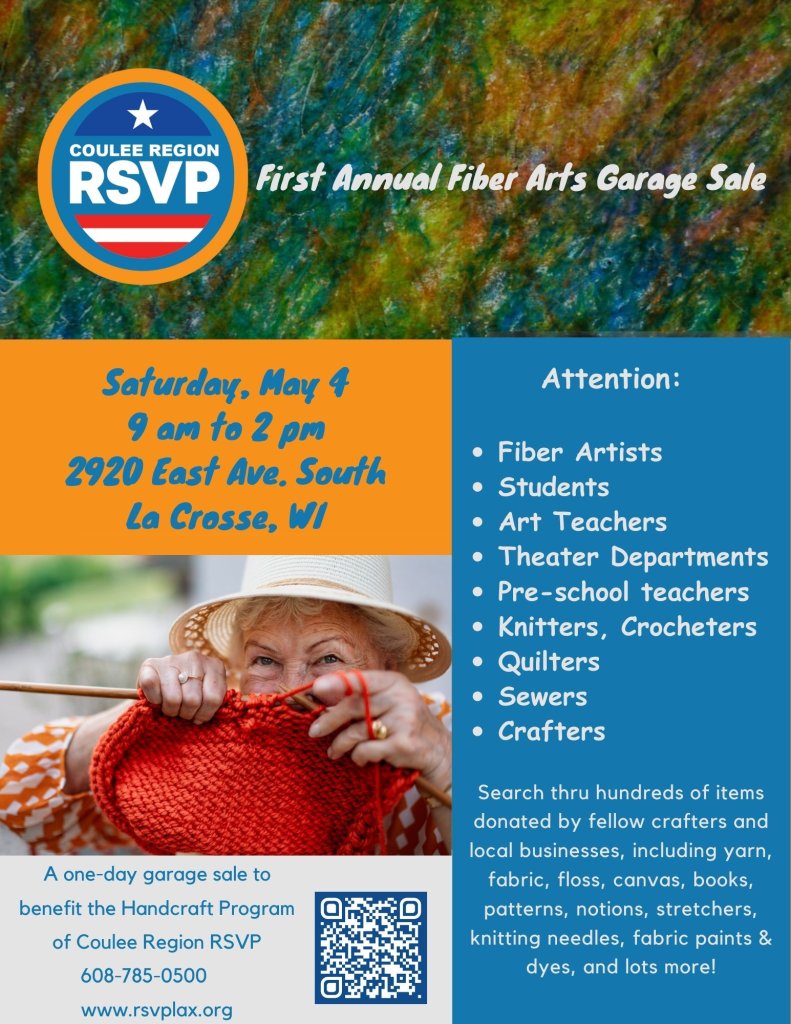 Its a Fiber Arts Garage Sale 1