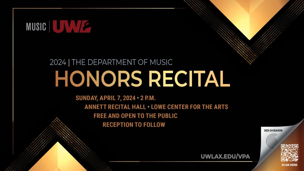 Honors Recital Digital Poster