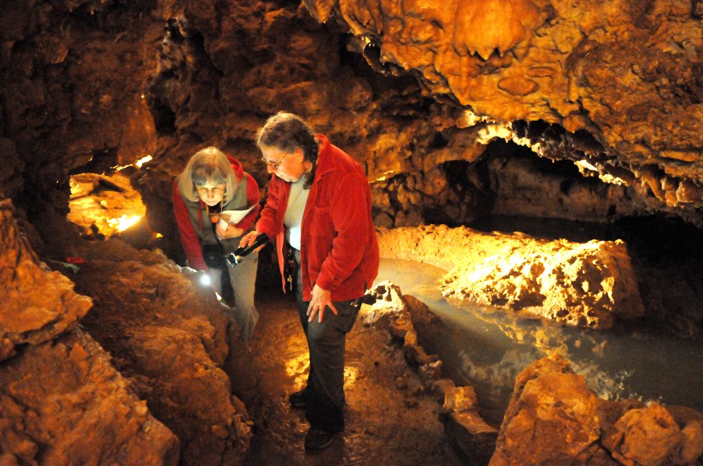 Exploring the cave