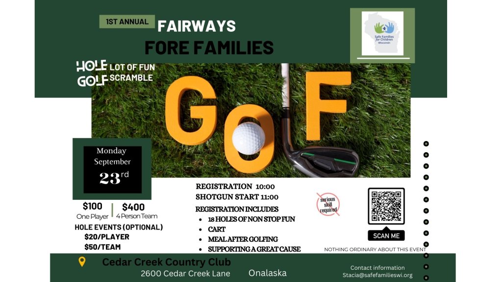 Safe the date golf cards 1920 x 1080 px