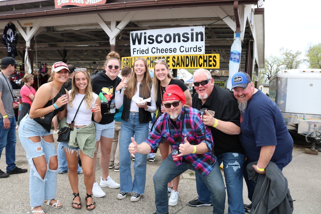 a group of people posing for a photo