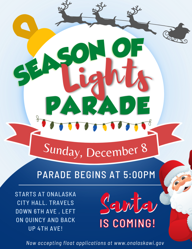 Season of Lights Parade flyer