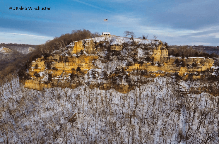 winter bluff