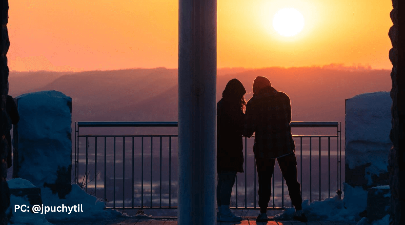 Snowy Sights at Grandad Bluff | La Crosse