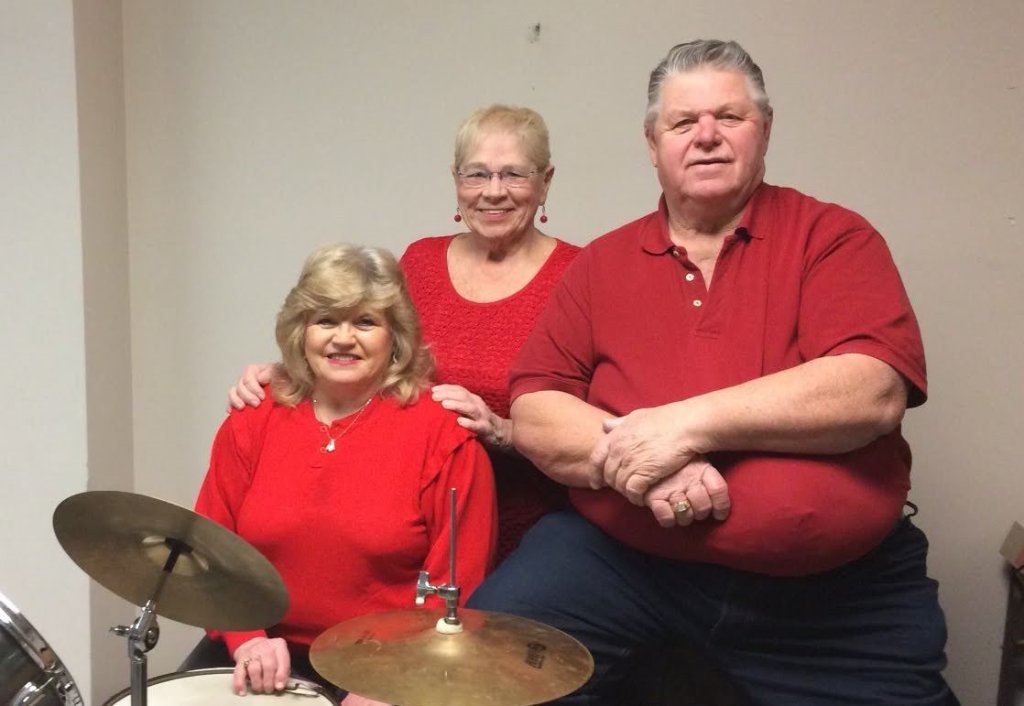 a group of people posing for a photo