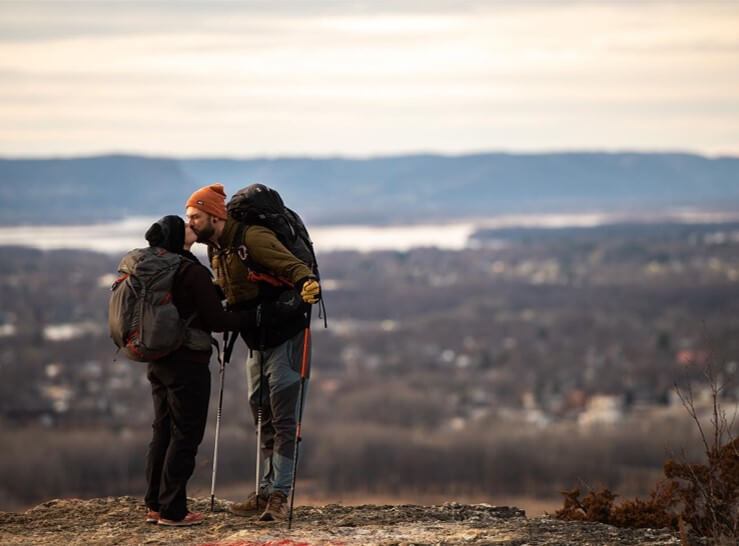 couple on Granddad Bluff