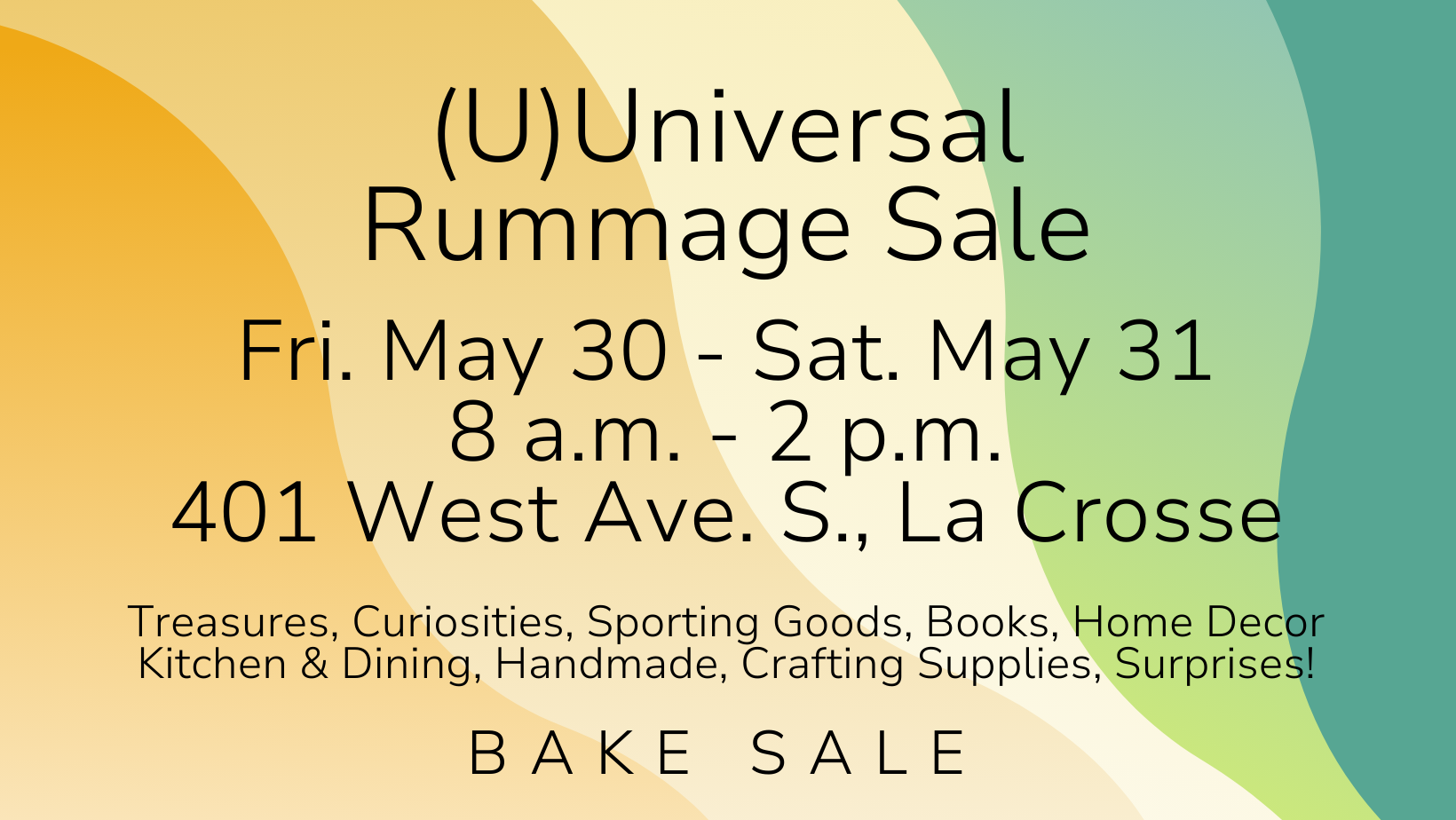 2025 Rummage Sale