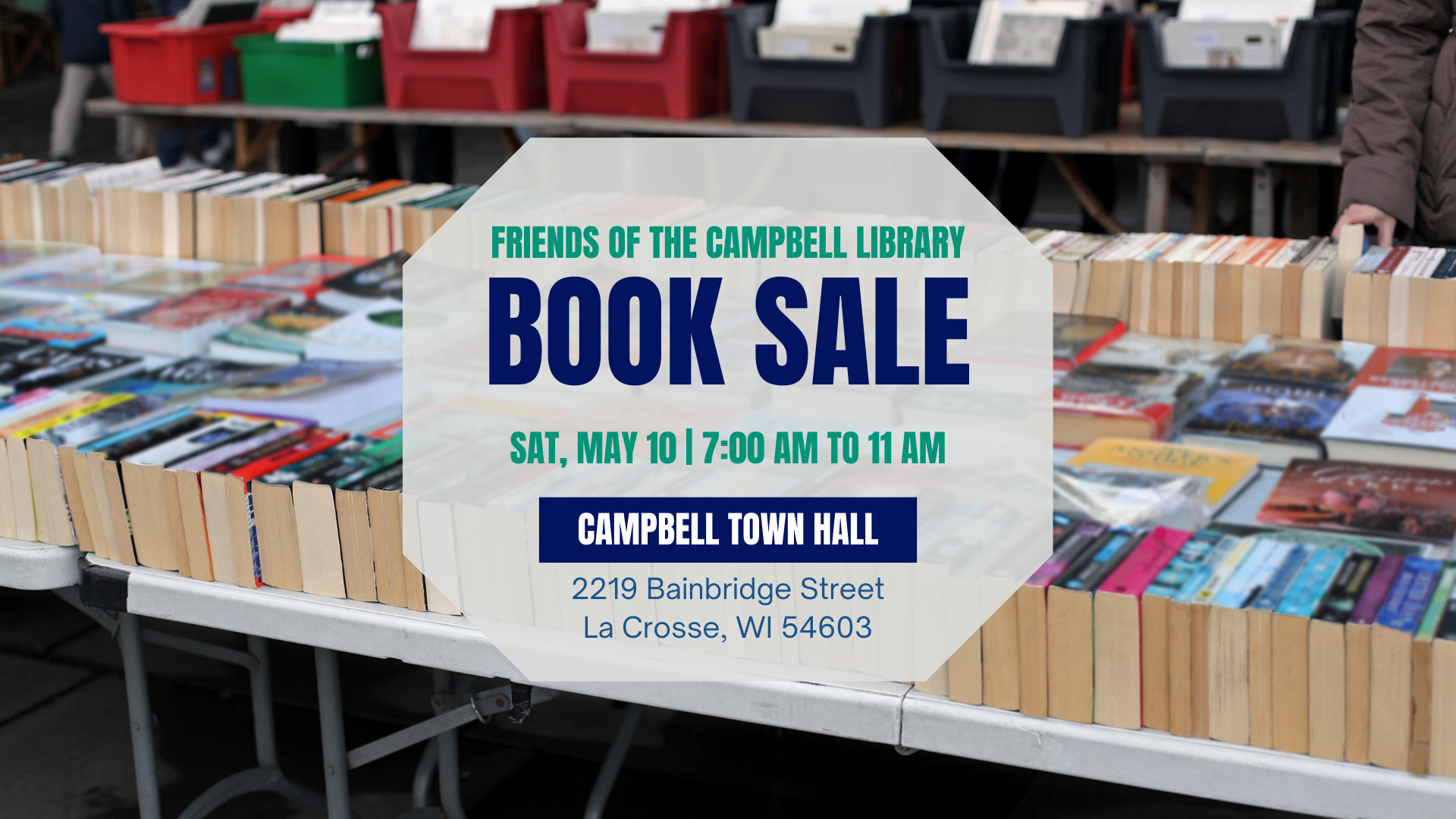 Cam Book Sale Event