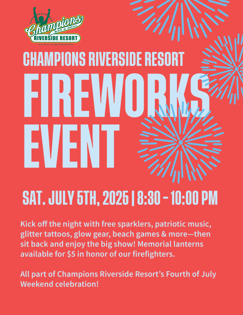 2025 Fireworks Flyer
