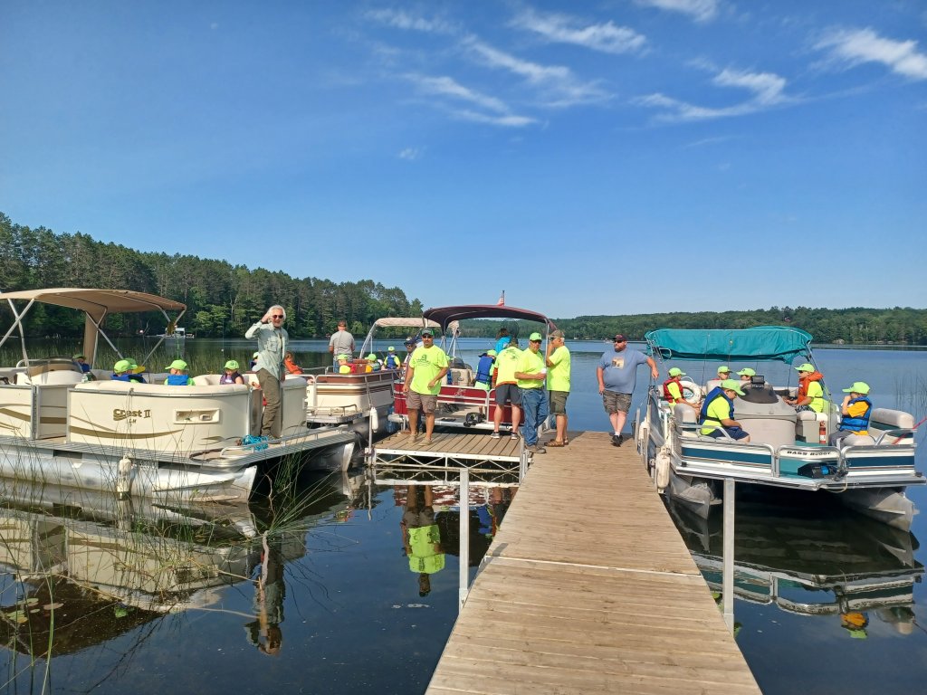Northwoods pontoon