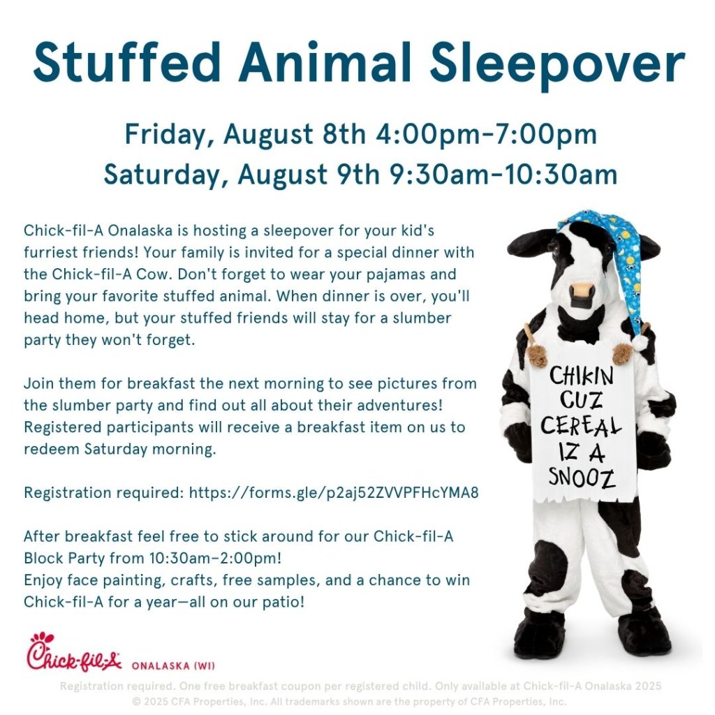 Stuffed Animal Sleepover