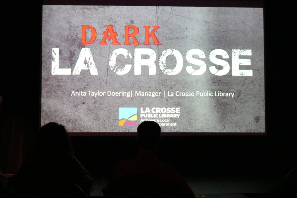 image of screen saying dark la crosse in large letters