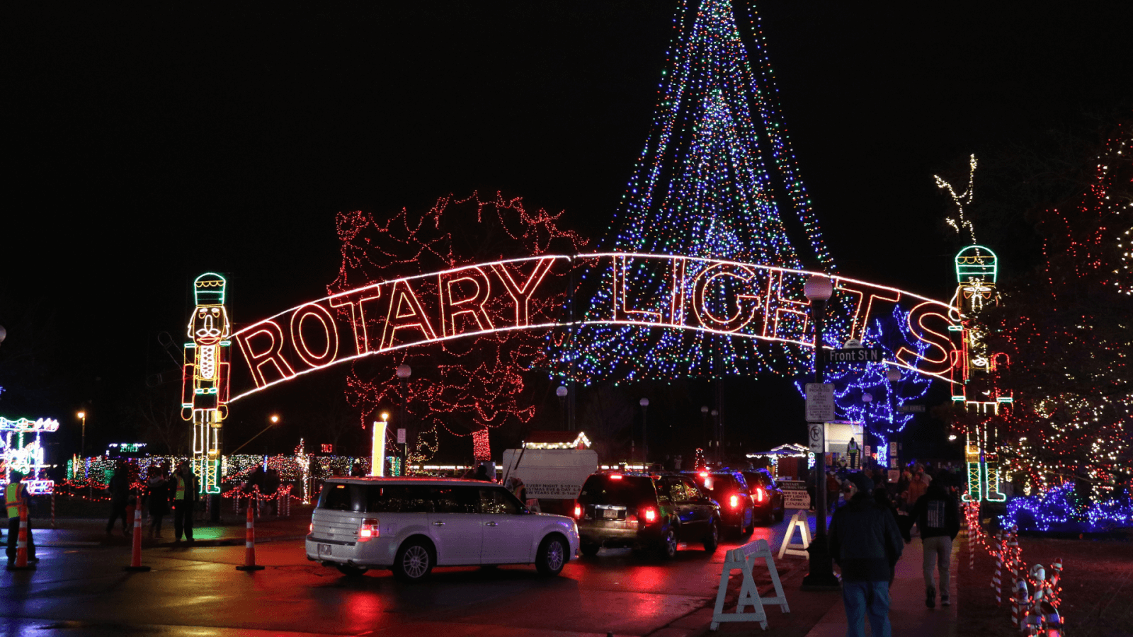 Rotary Lights Holiday Display entry at Riverside Park