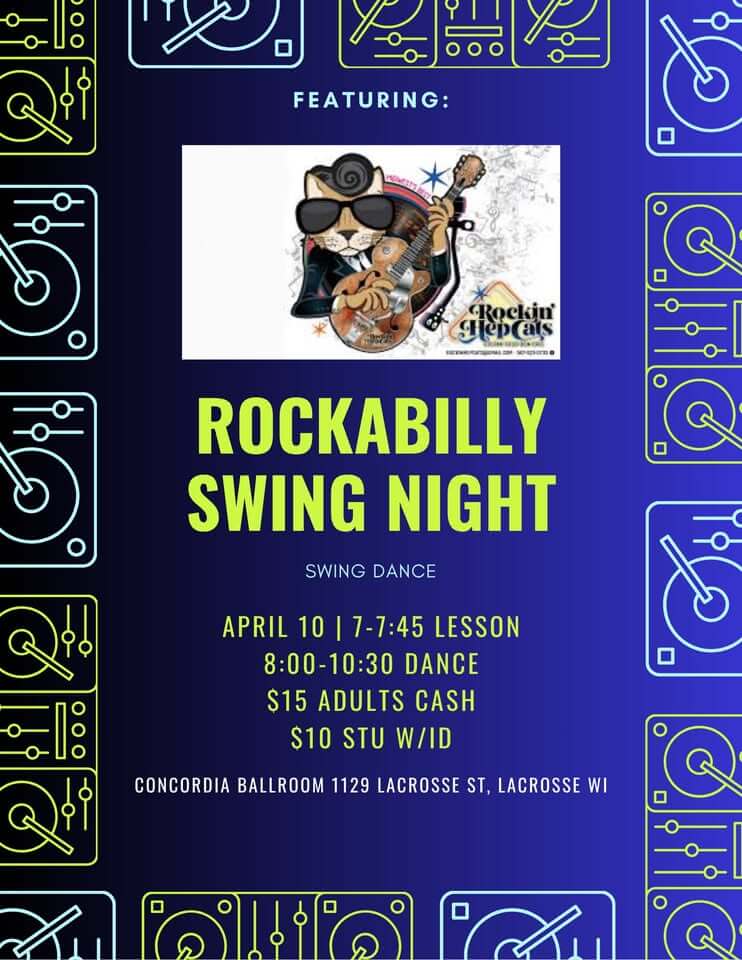 Rockabilly Swing Dance with The Rockin' Hep Cats LIVE BAND