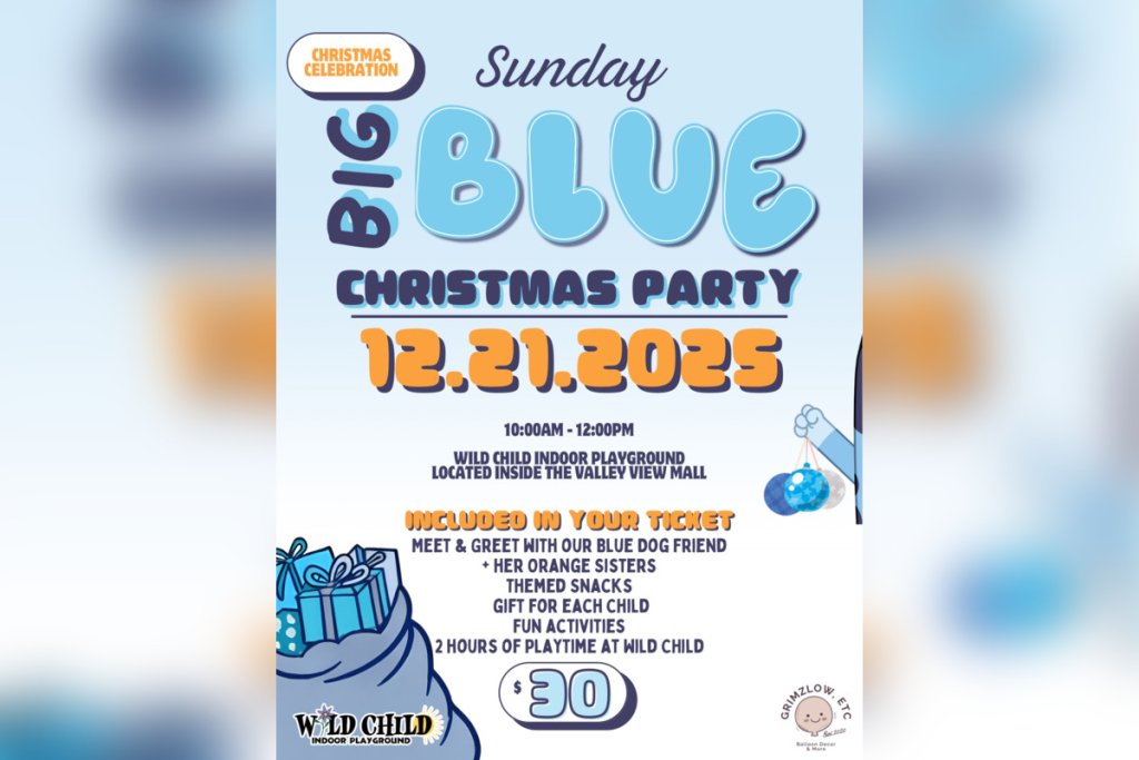 Big BLUE Christmas Party
