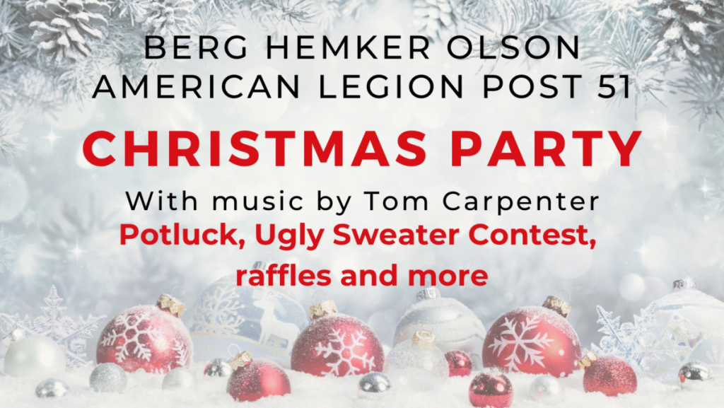 Christmas Party & Live Music by Tom Carpenter