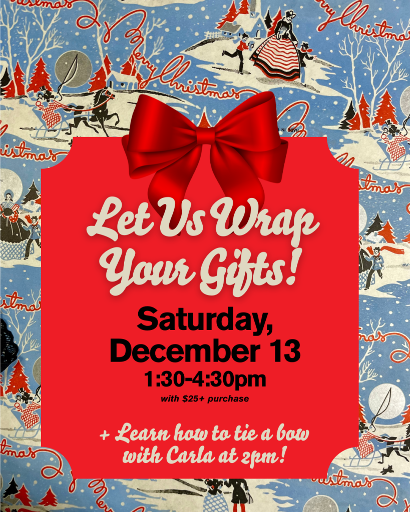 Let Us Wrap Your Gifts!