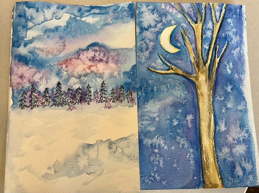 Art at the Refuge: Watercolor Salt Painting