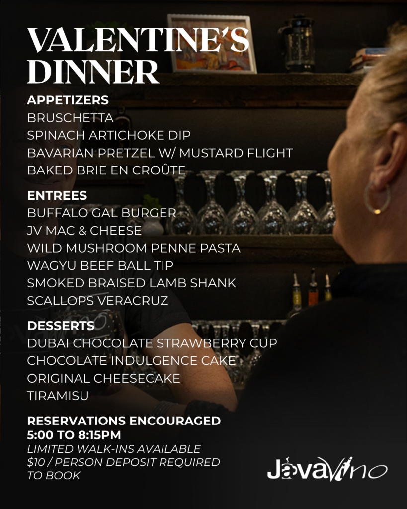 Valentine's Dinner at JavaVino