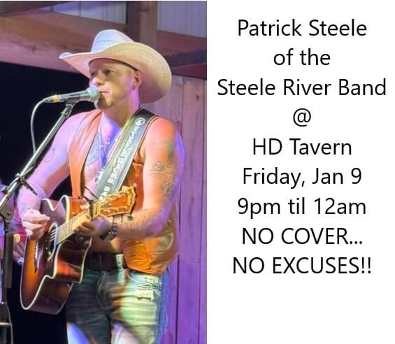 LIVE MUSIC- Patrick Steele @ HD Tavern