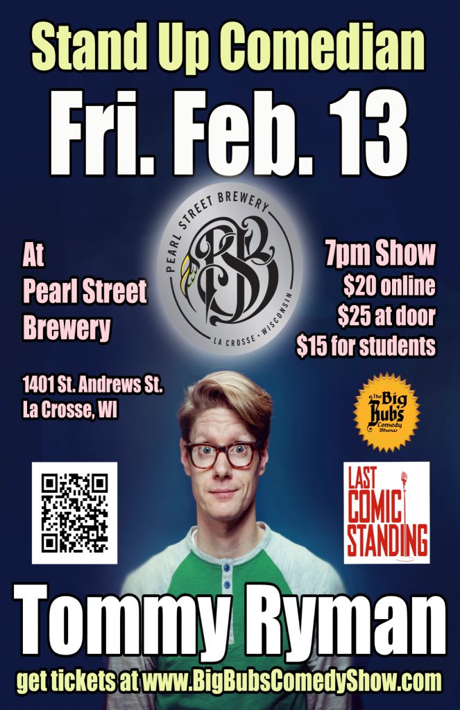 Tommy Ryman at Pearl Street Brewery