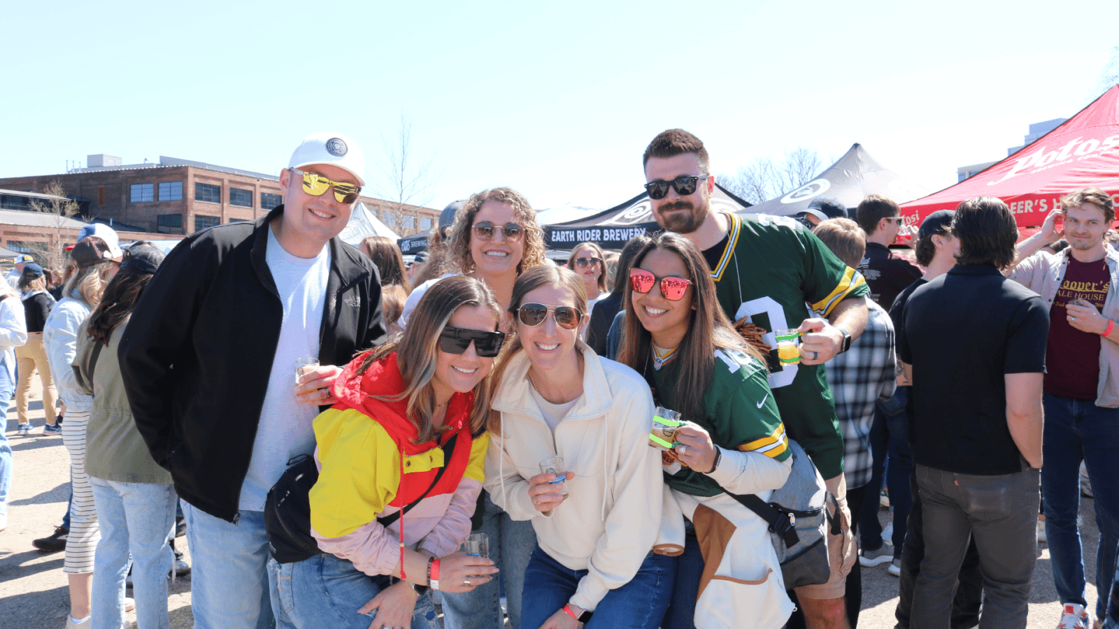 Festivals Between the Bluffs Beverages and Bites Festival people posing for a photo