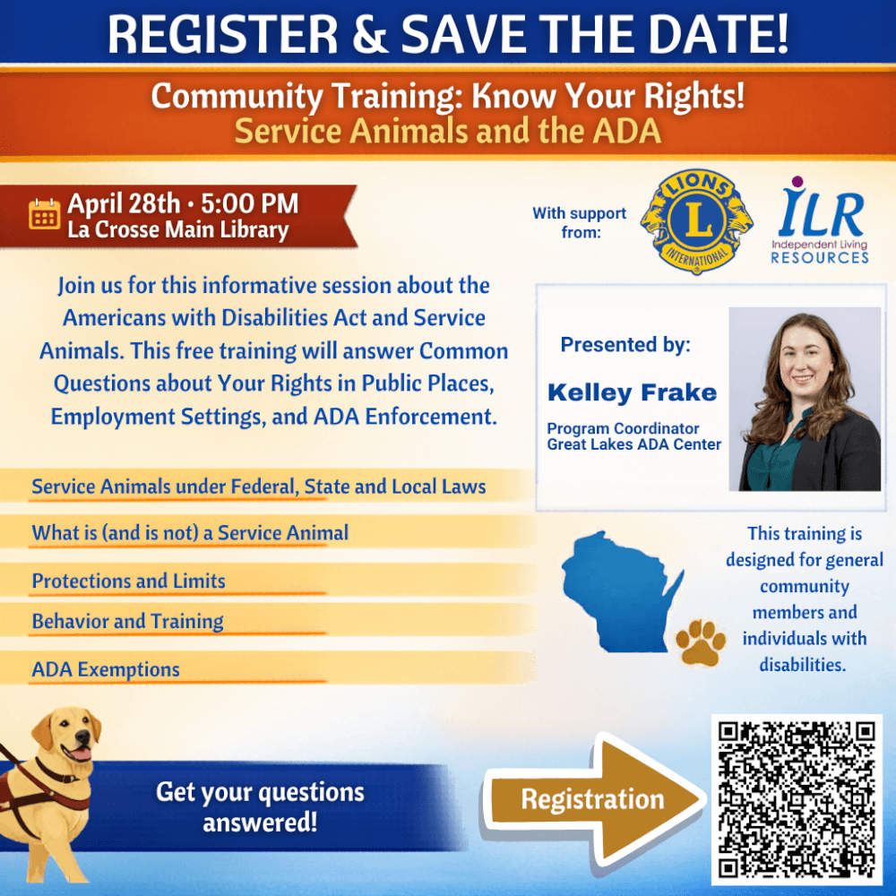 Know Your Rights! Service Animals and the ADA