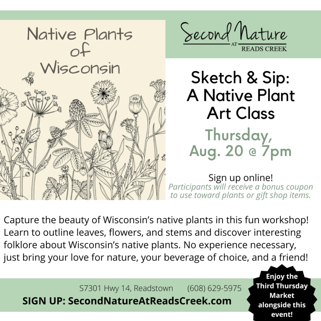 Sketch & Sip: A Native Plant Class
