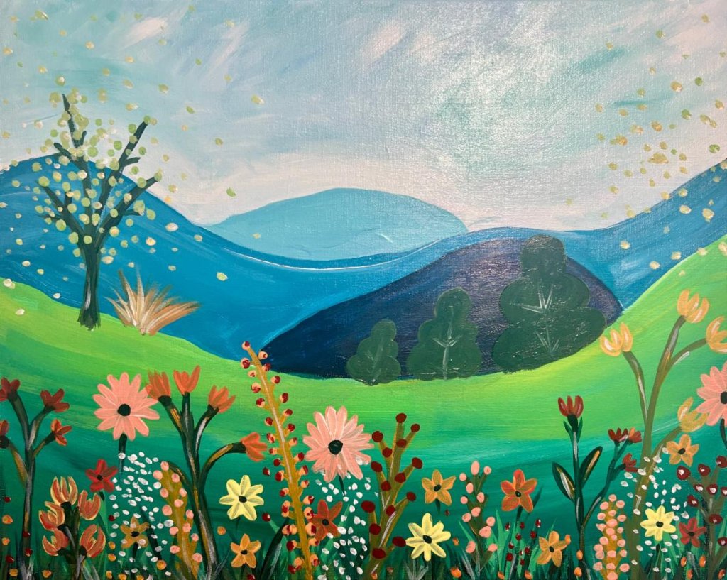 Paint & Pour: Painting Through the Seasons in Style