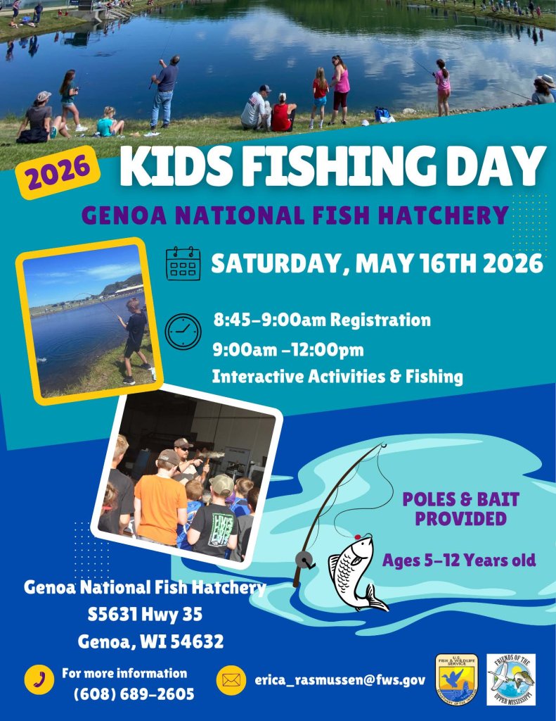 Genoa National Fish Hatchery Kids Fishing Day