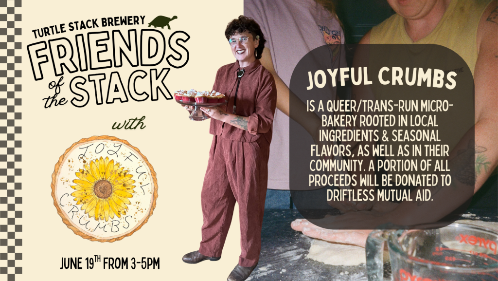 Bakery Pop Up at Turtle Stack Brewery with Joyful Crumbs