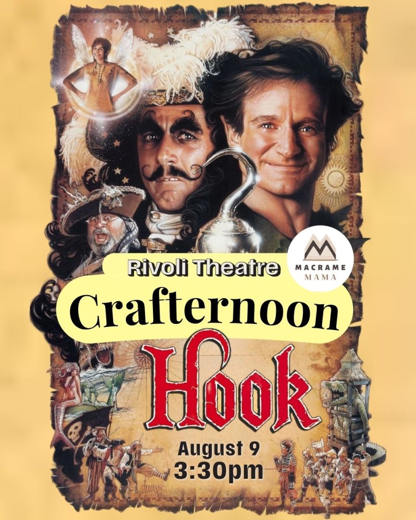 Crafternoon Movie Screening featuring Hook