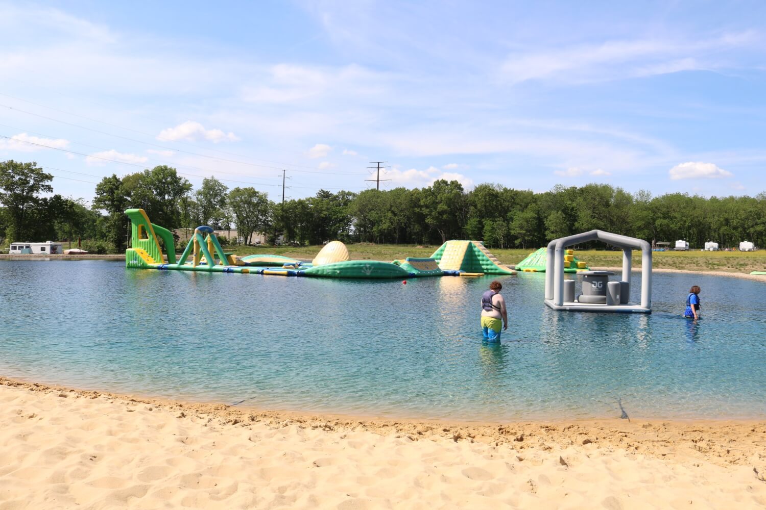 Champions Riverside Resort swim pond