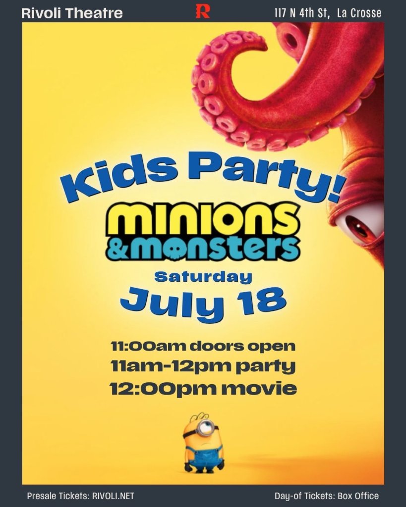 Rivoli Kids Party: Minions & Monsters!