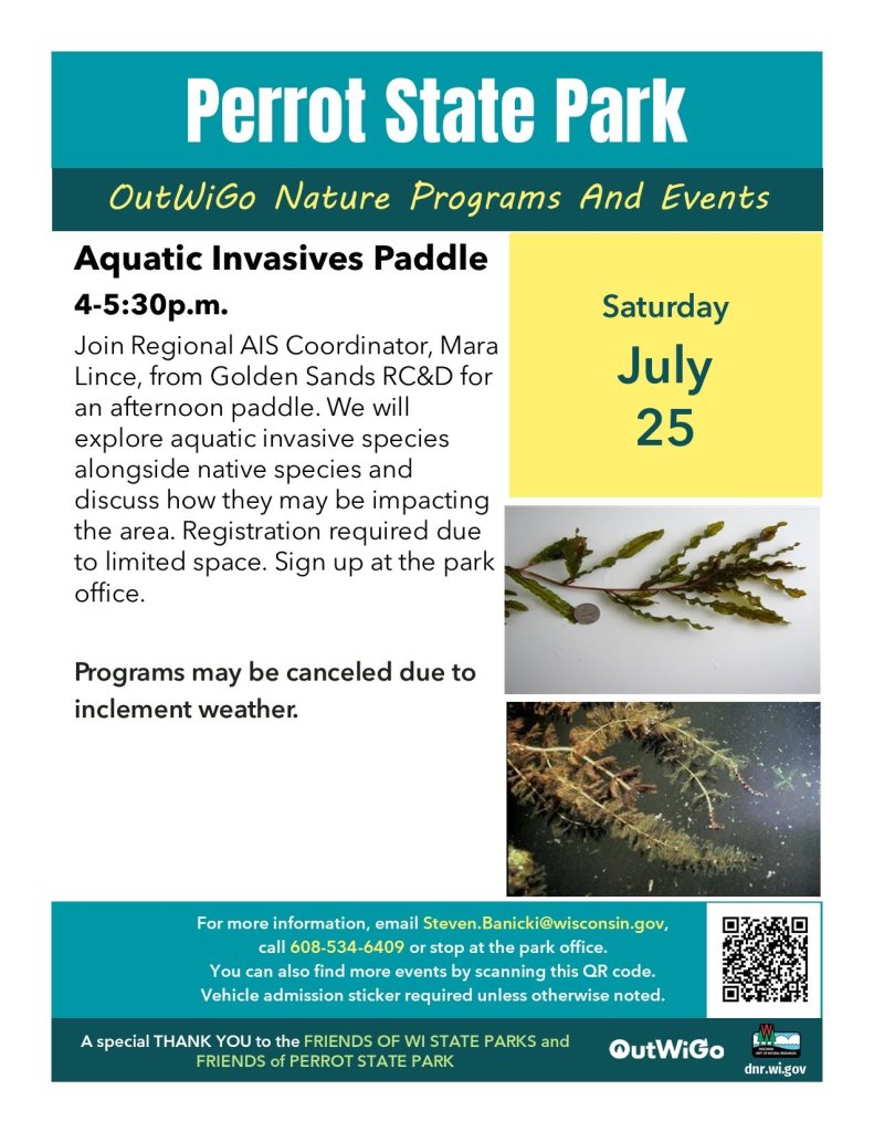 Aquatic invasives Paddle