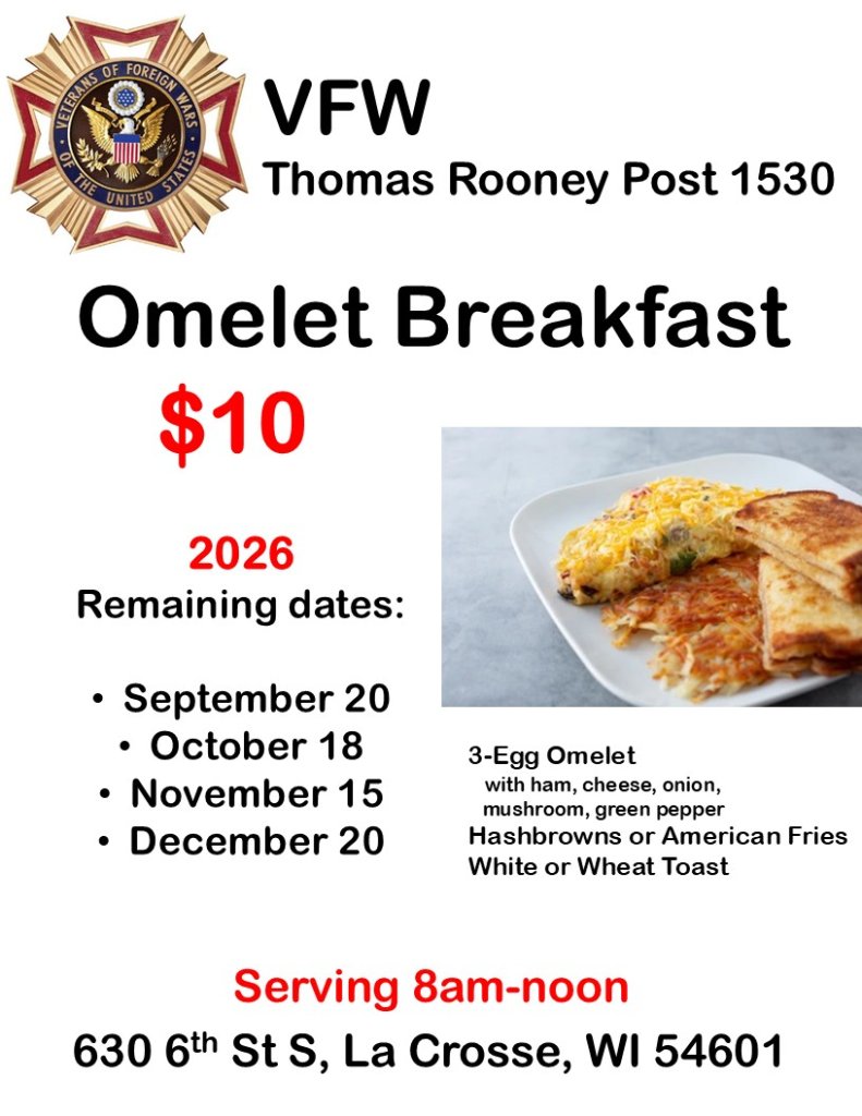 VFW Omelet Breakfast