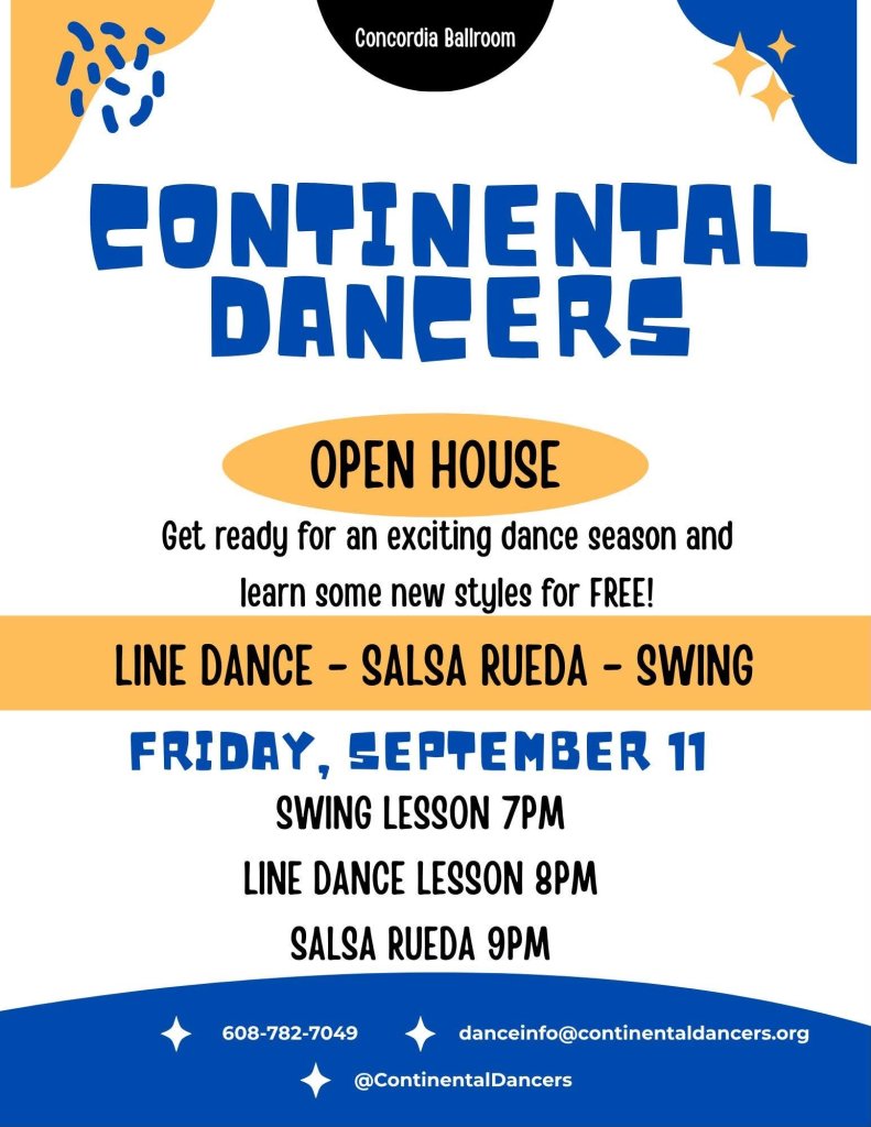 Dance Open House -- Free Lessons and Social Dancing