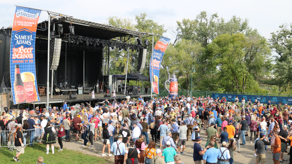 crowd at Oktoberfest USA