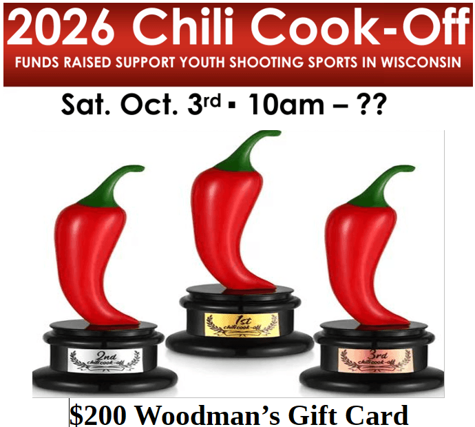 3rd Annual Coulee Region Friends of NRA Chili Cook-Off