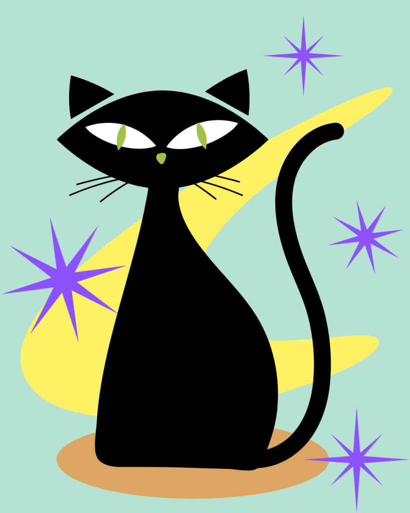 Acrylic Painting Class - Atomic Cat
