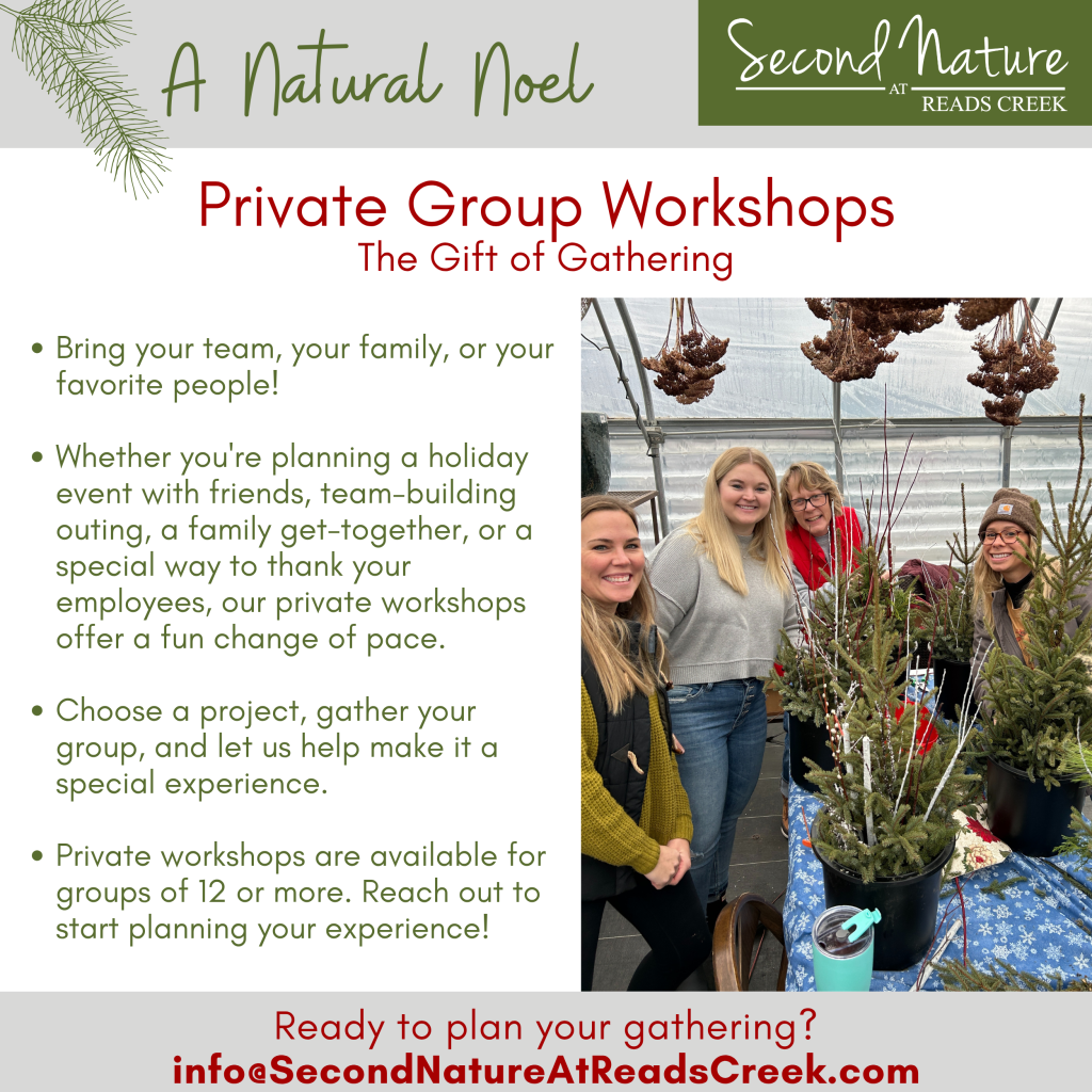 Private Group Workshops: The Gift of Gathering