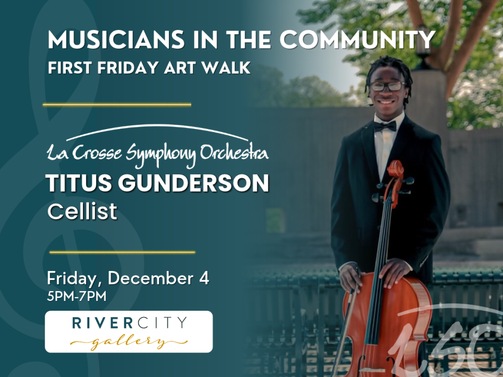First Friday Art Walk | Live Music with LSO cellist Titus Gunderson